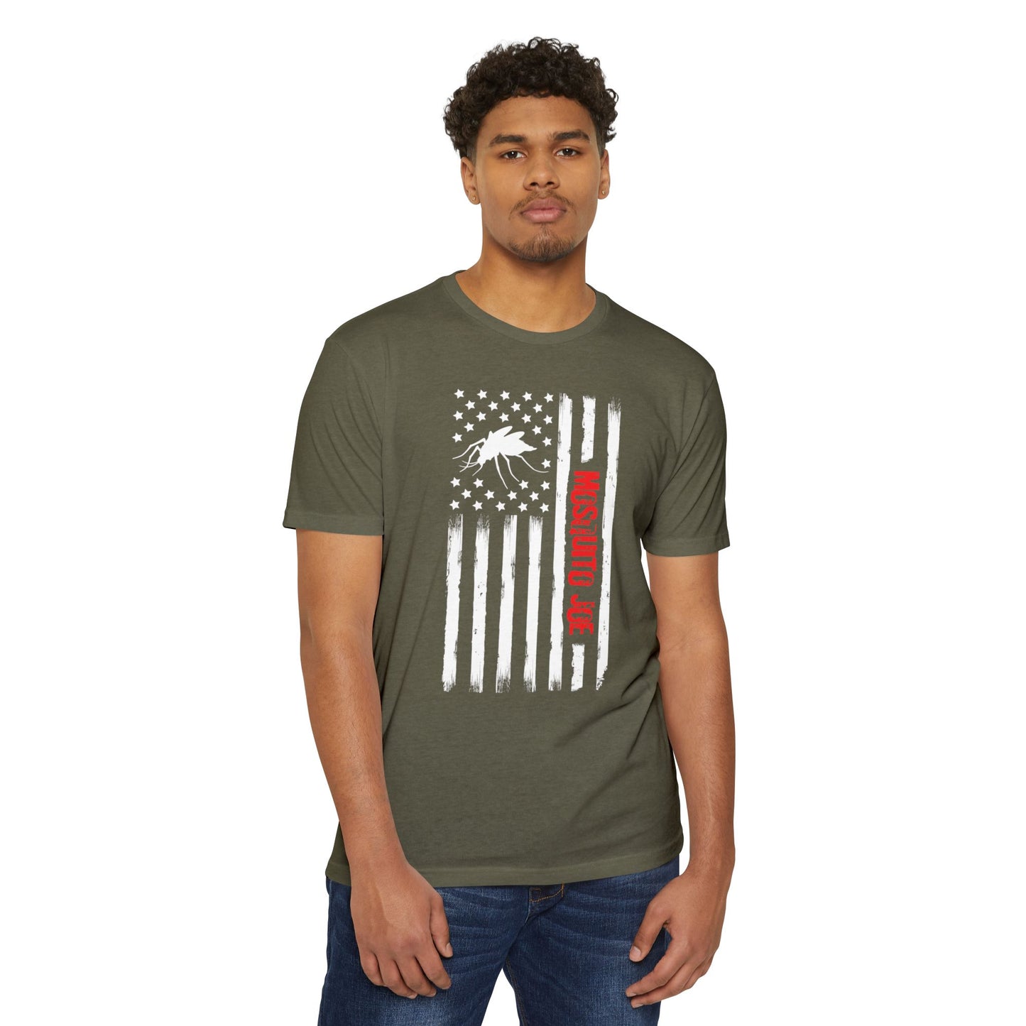 Mosquito Control T-shirt - American Flag Design
