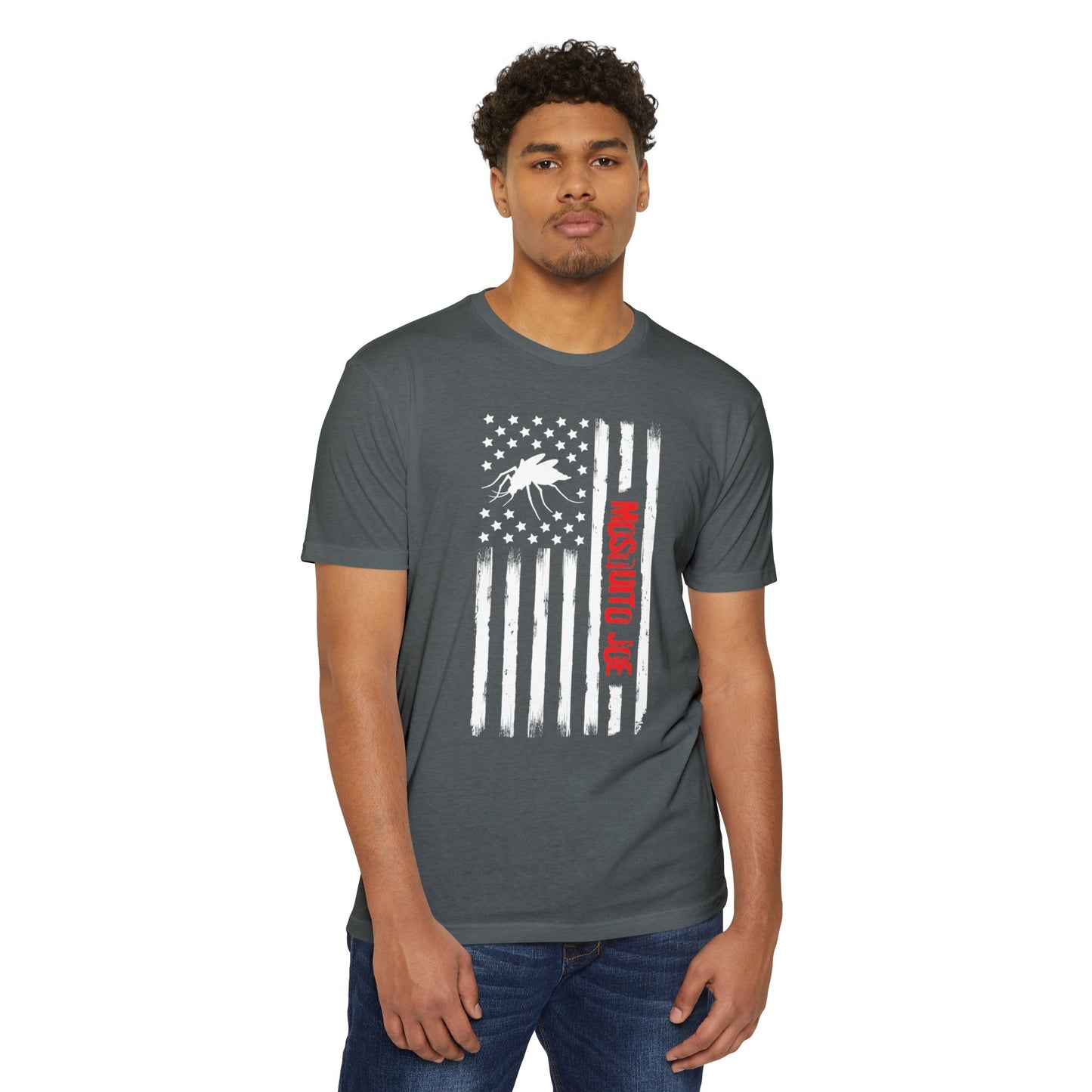Mosquito Control T-shirt - American Flag Design