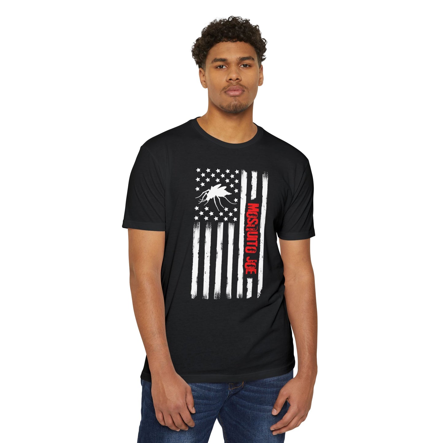 Mosquito Control T-shirt - American Flag Design
