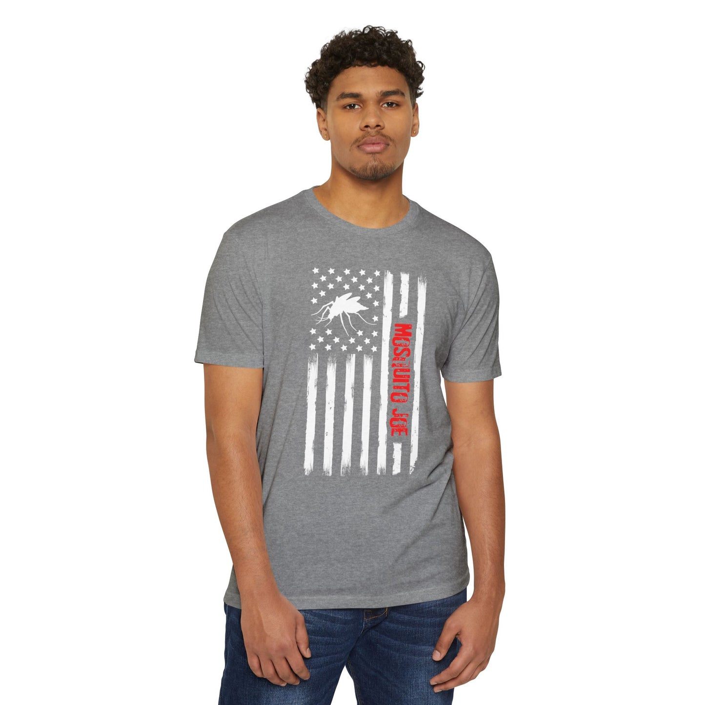 Mosquito Control T-shirt - American Flag Design
