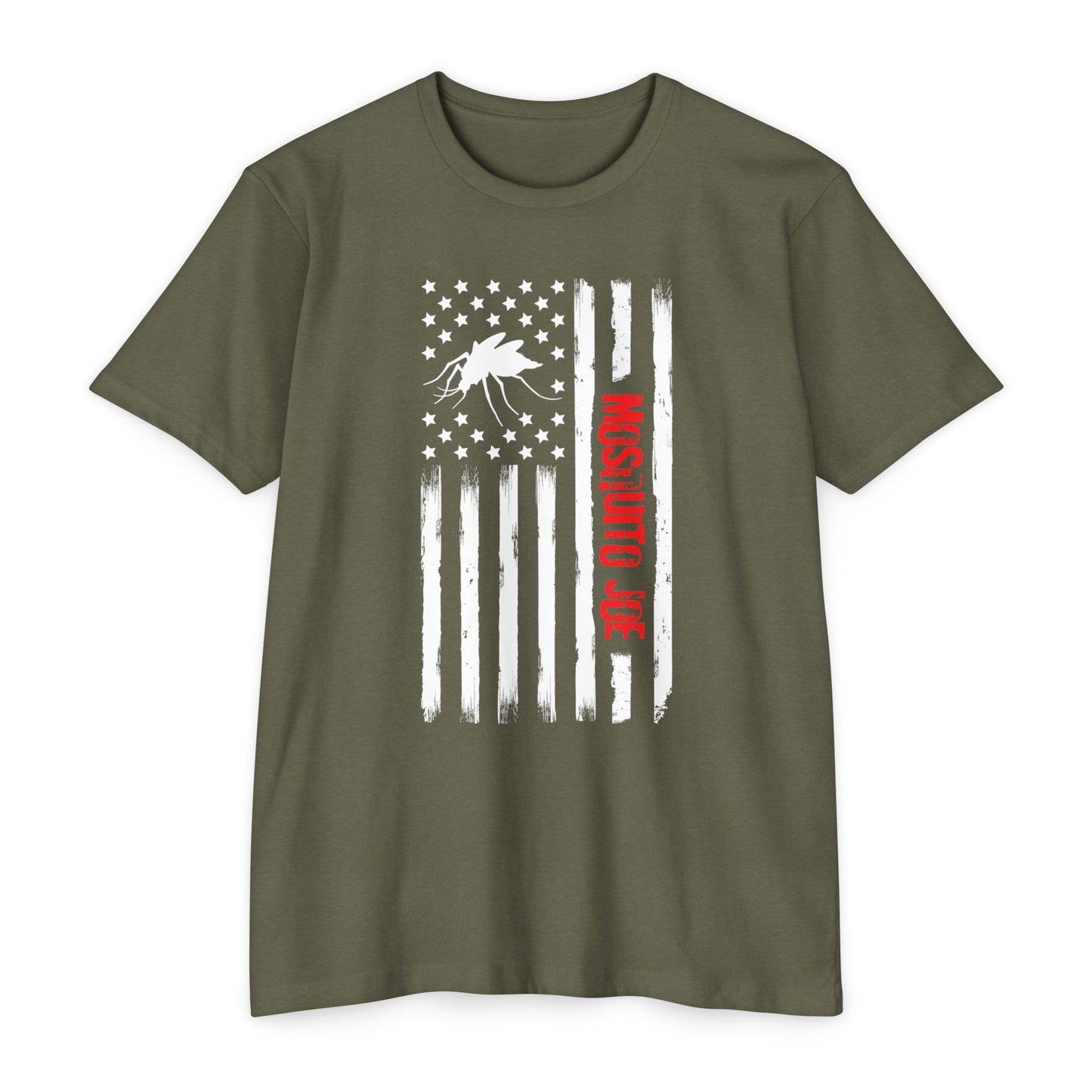 Mosquito Control T-shirt - American Flag Design