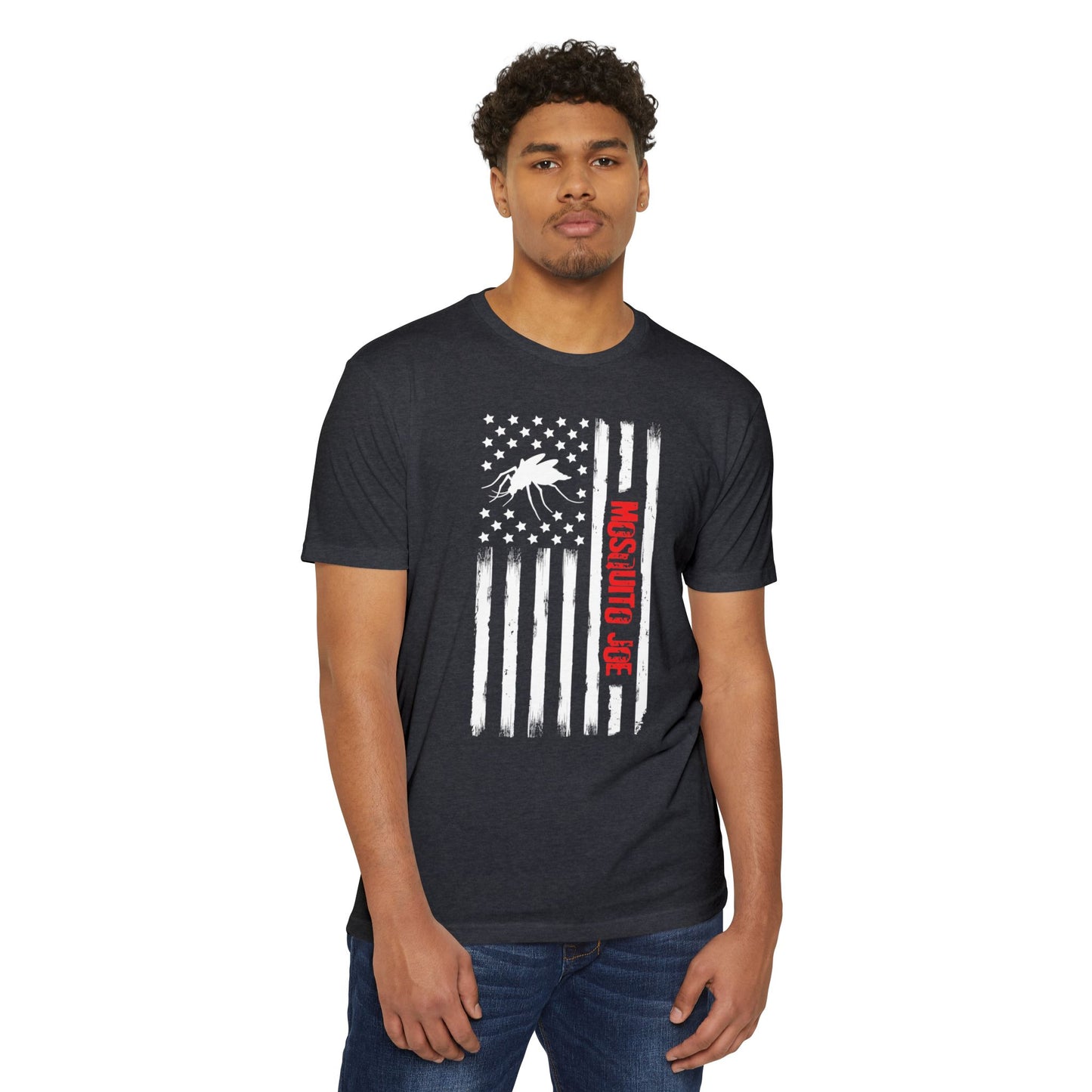 Mosquito Control T-shirt - American Flag Design
