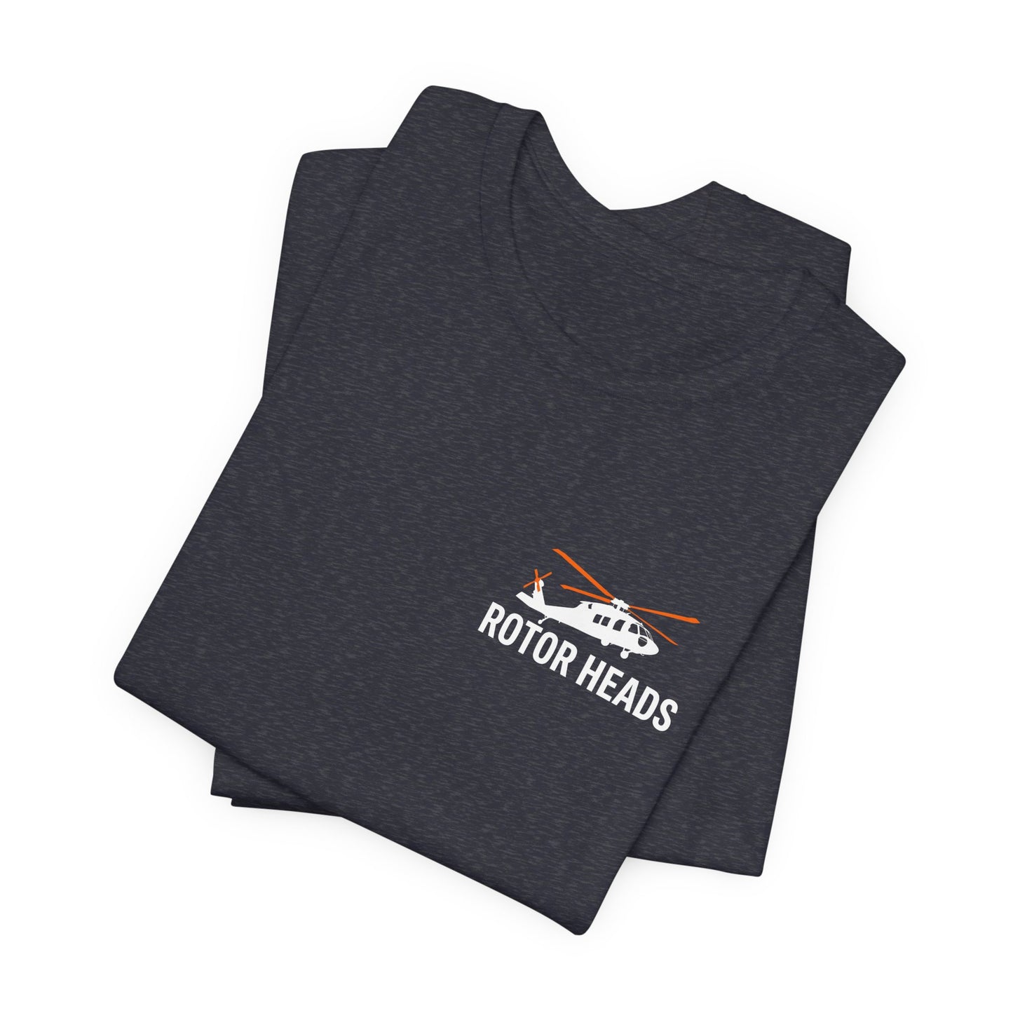Rotor Heads - Helicopter Pilot Front & Back Graphic Tee