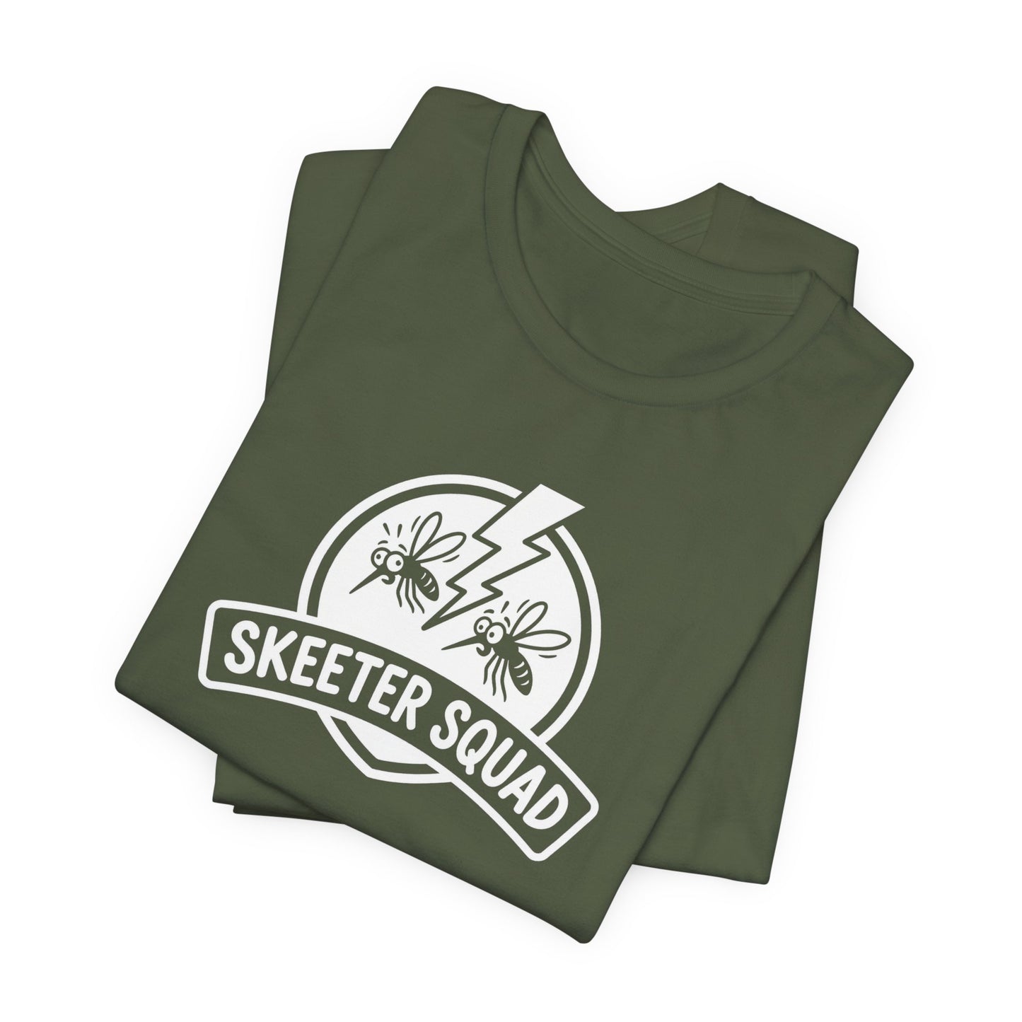 Skeeter Squad - Funny Mosquito Killer Crew Graphic Tee