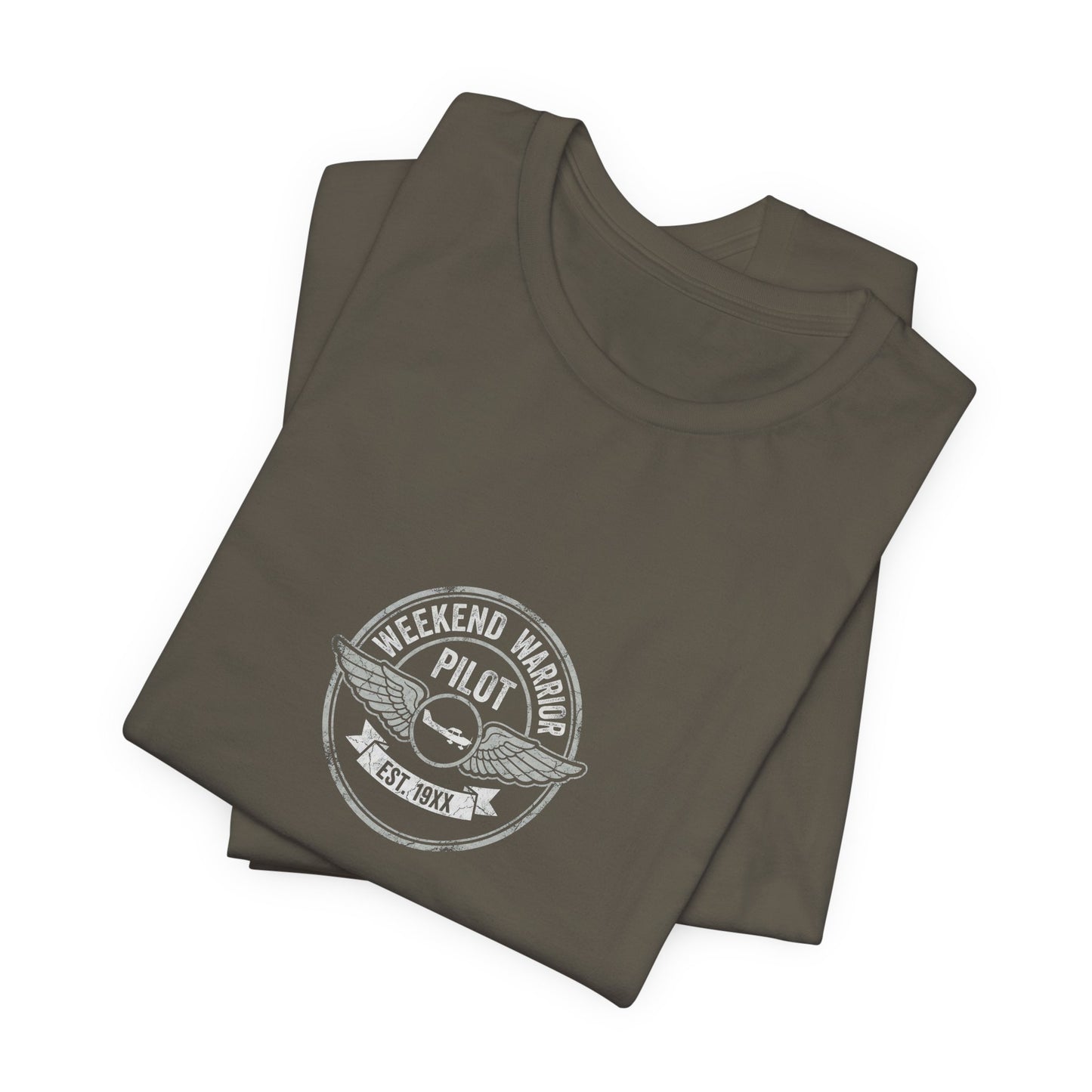 Weekend Warrior Pilot - Aviation Graphic Tee for GA Pilots