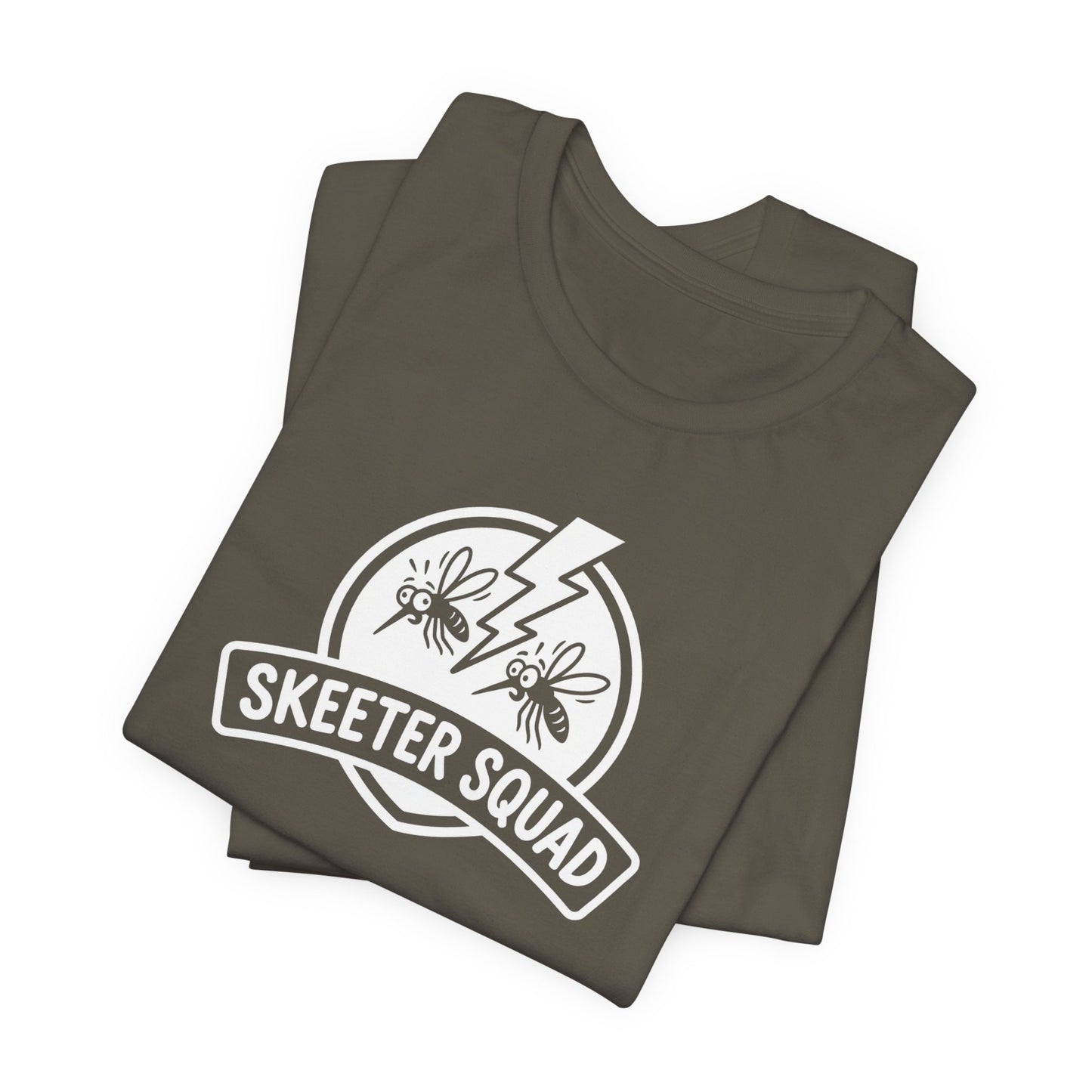Skeeter Squad - Funny Mosquito Killer Crew Graphic Tee