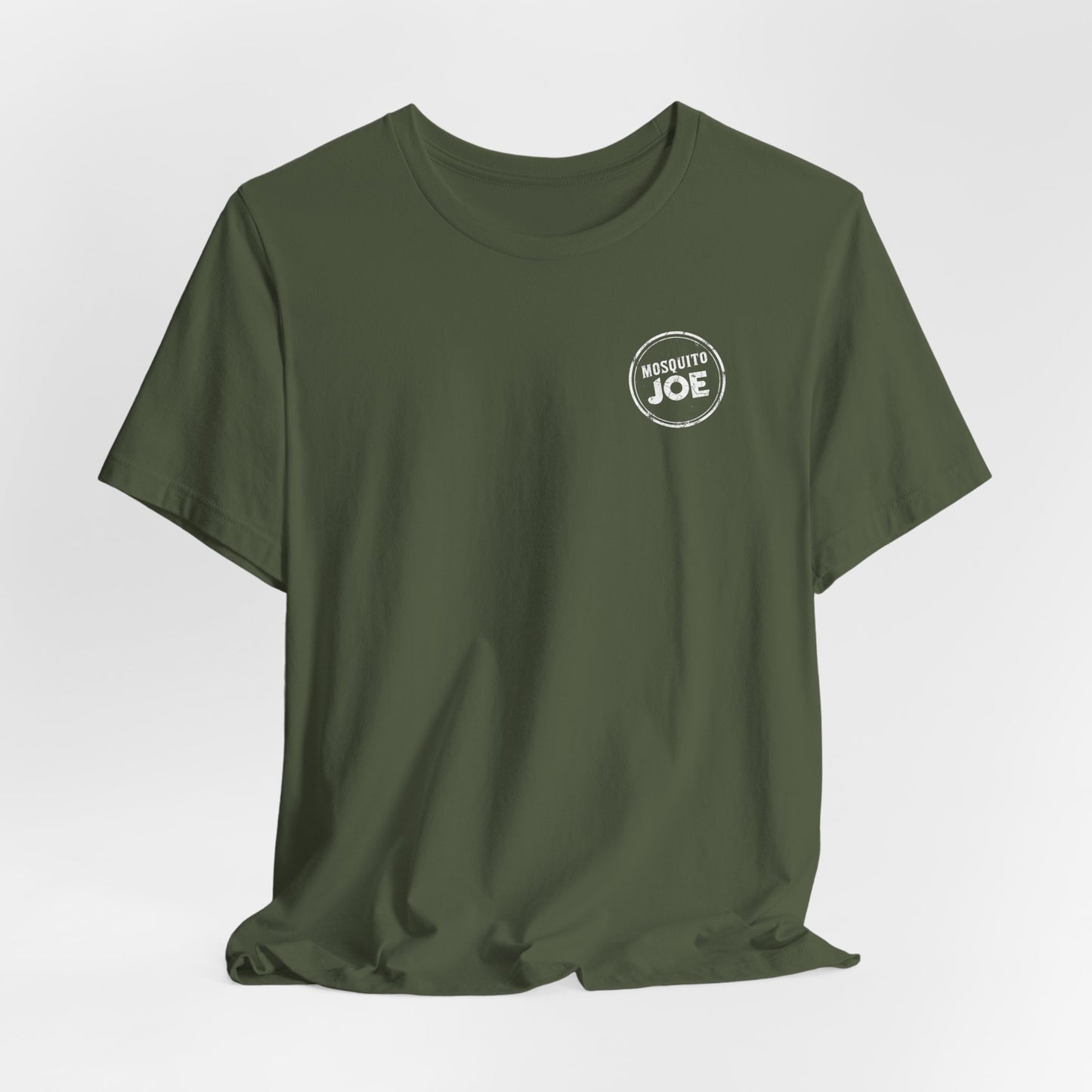 Mosquito Joe Distressed Logo - Front & Back Crew T-Shirt