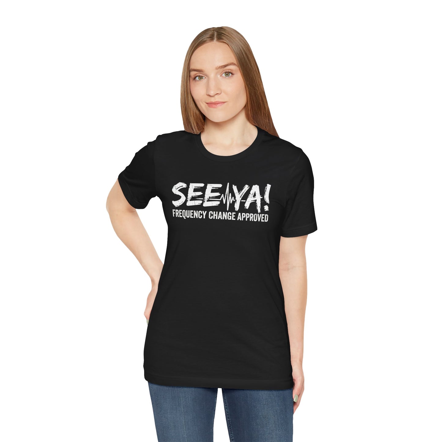 See Ya Frequency Change Approved - Funny Pilot ATC T-Shirt