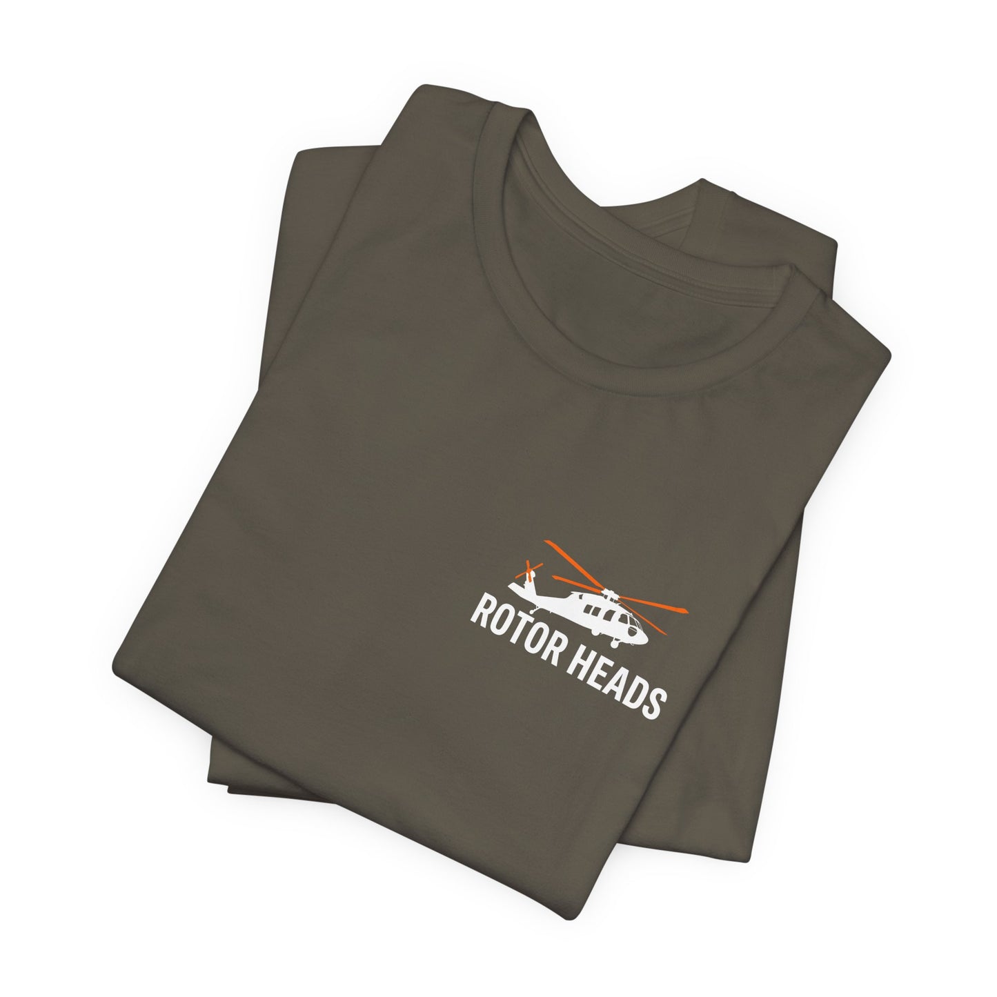 Rotor Heads - Helicopter Pilot Front & Back Graphic Tee