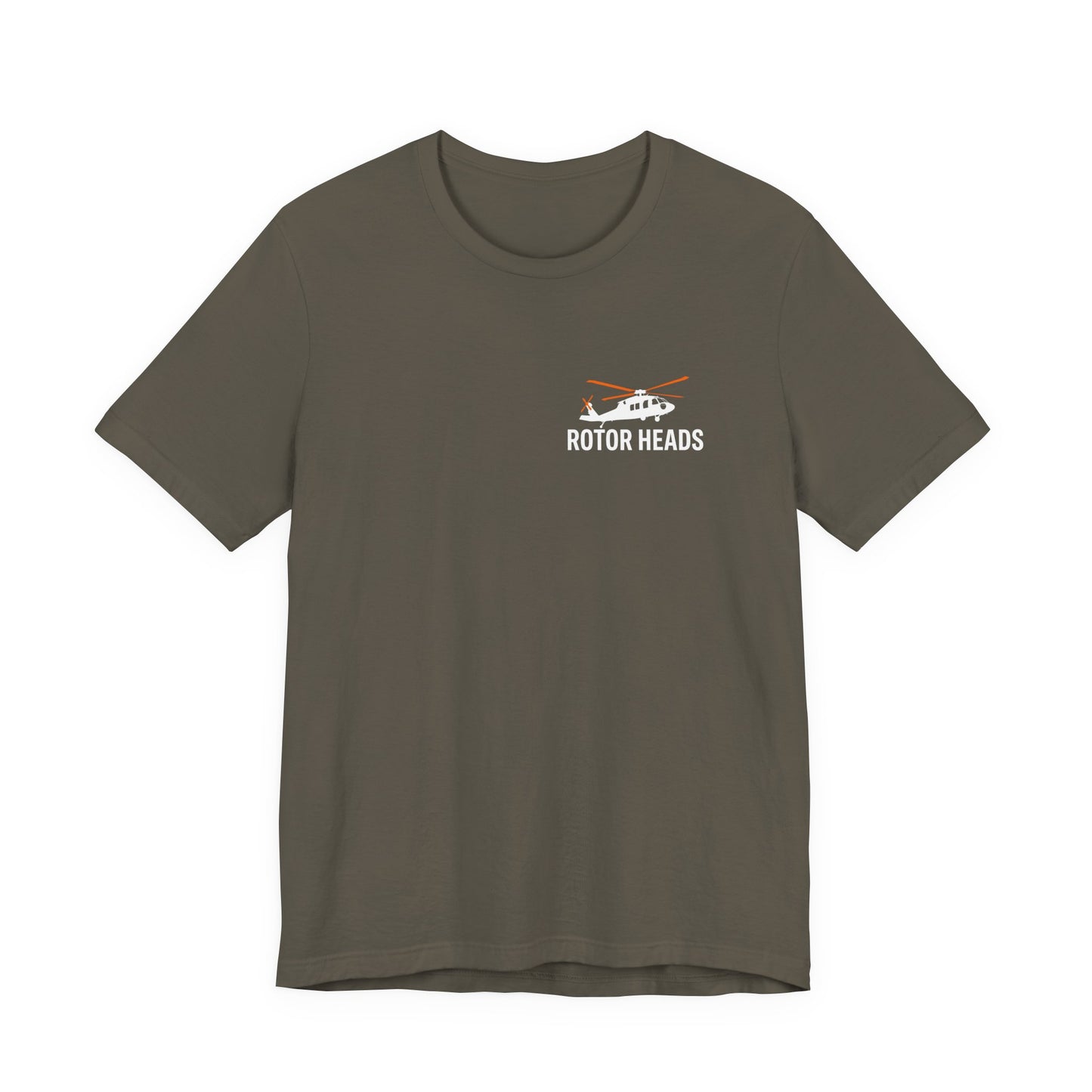 Rotor Heads - Helicopter Pilot Front & Back Graphic Tee