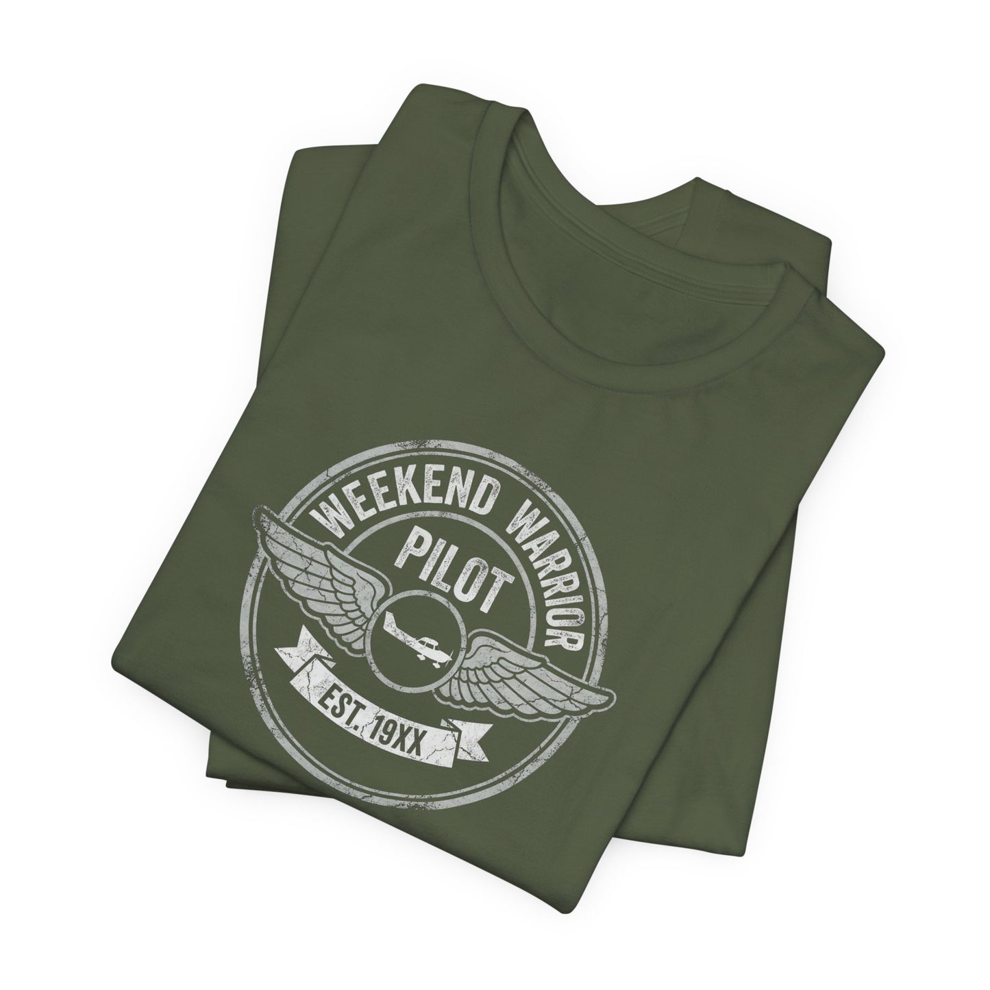 Weekend Warrior Pilot - Aviation Graphic Tee for GA Pilots