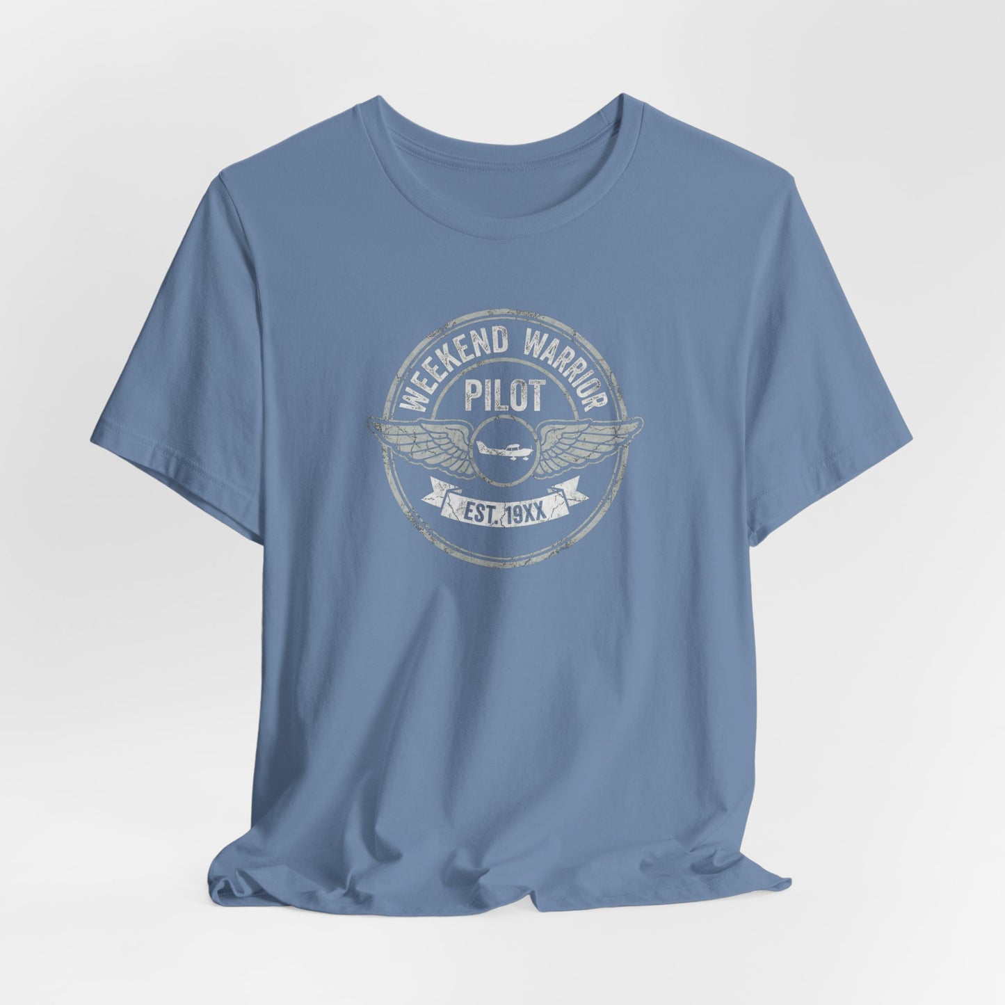 Weekend Warrior Pilot - Aviation Graphic Tee for GA Pilots