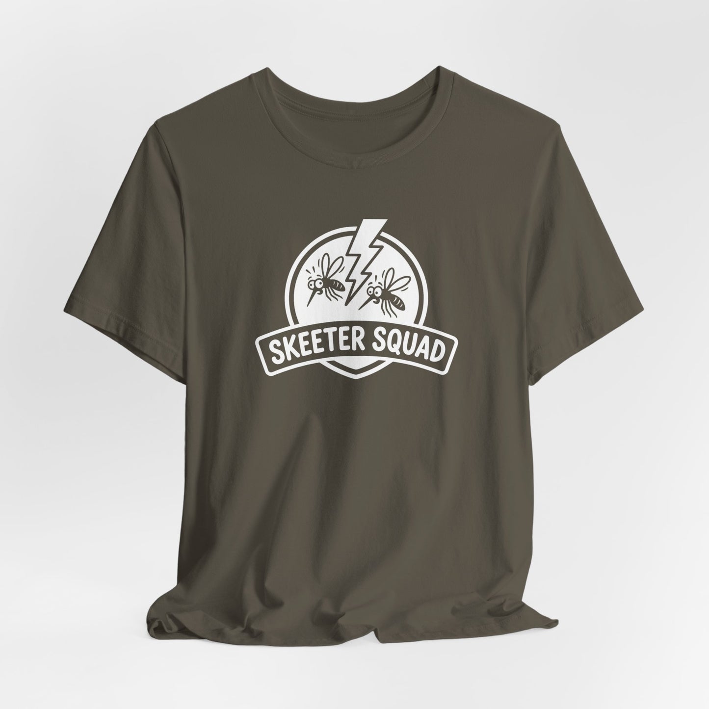 Skeeter Squad - Funny Mosquito Killer Crew Graphic Tee