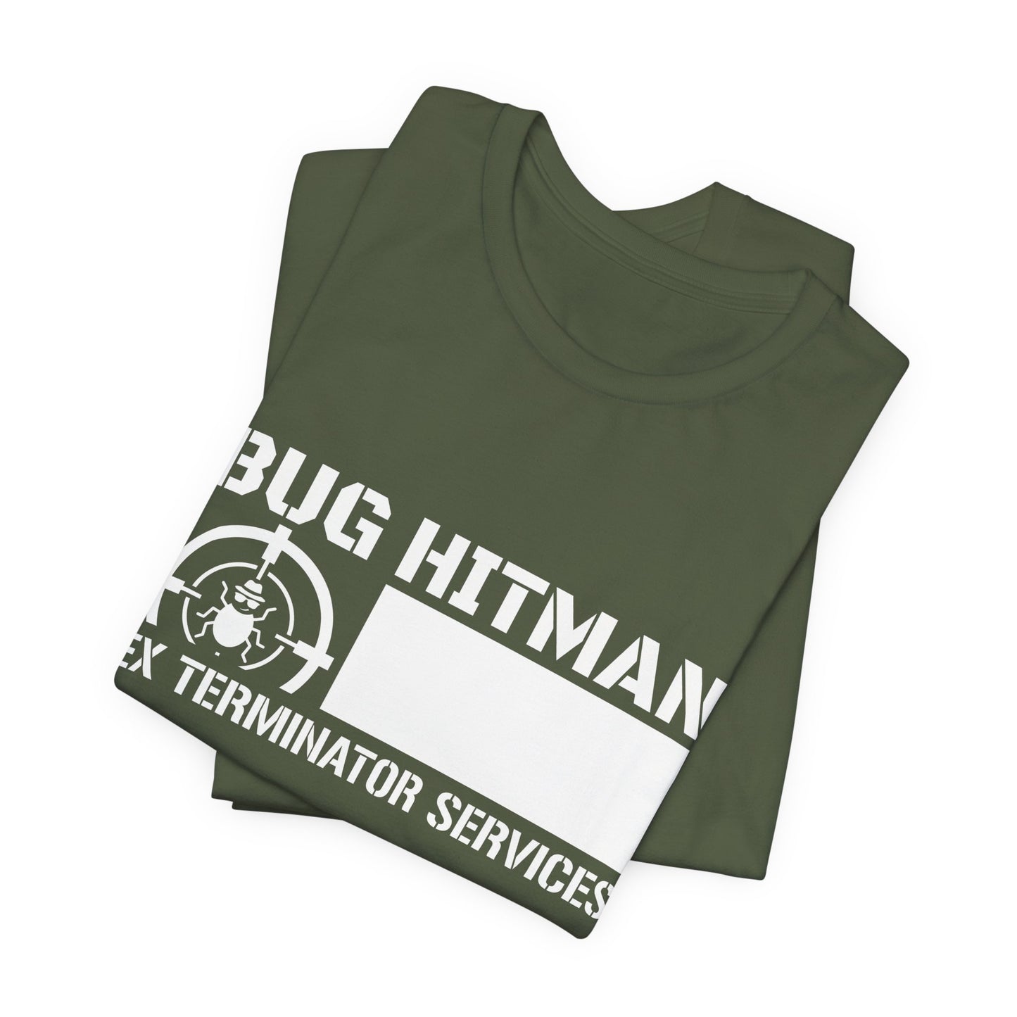 Bug Hitman - Funny Pest Control Graphic Tee for Exterminators