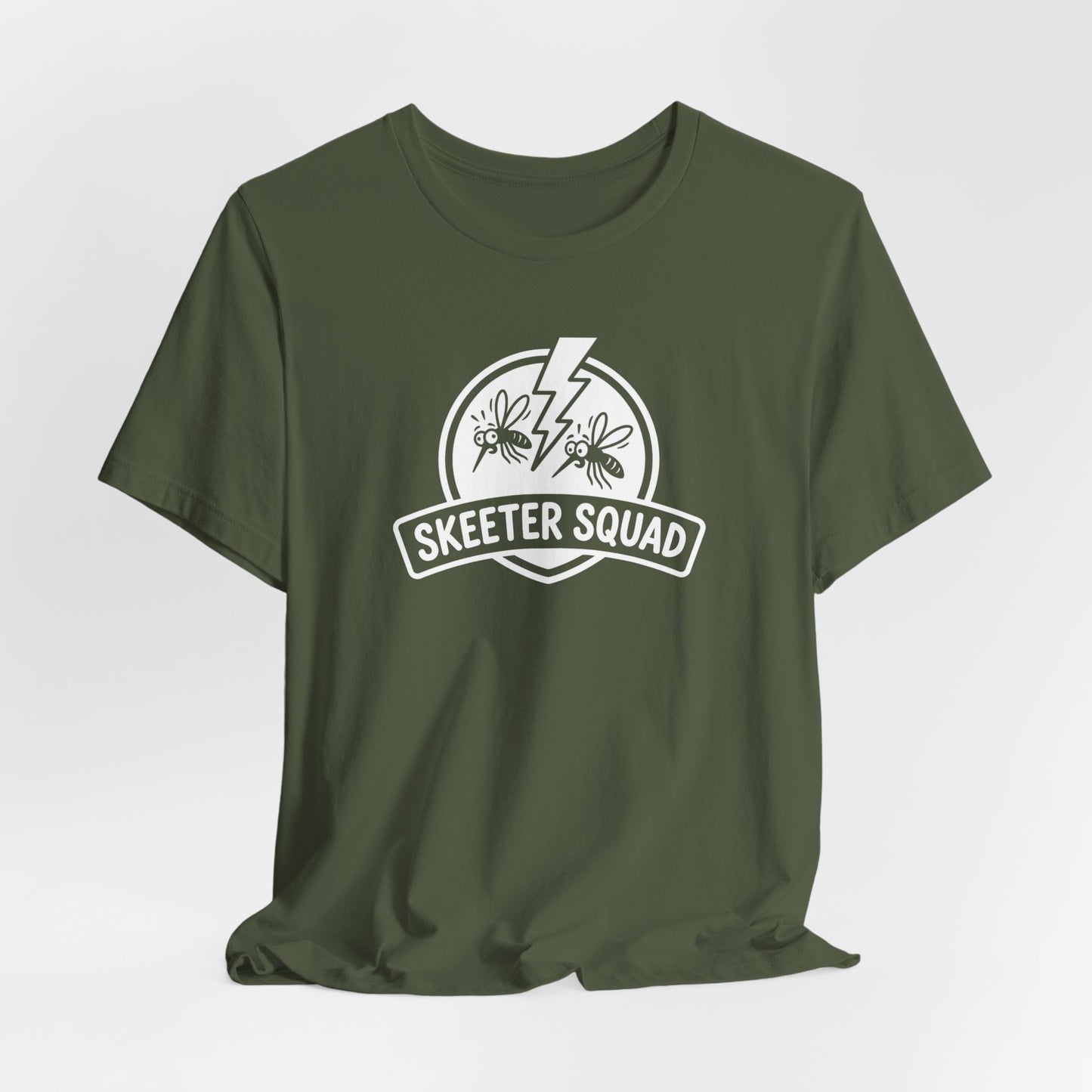 Skeeter Squad - Funny Mosquito Killer Crew Graphic Tee