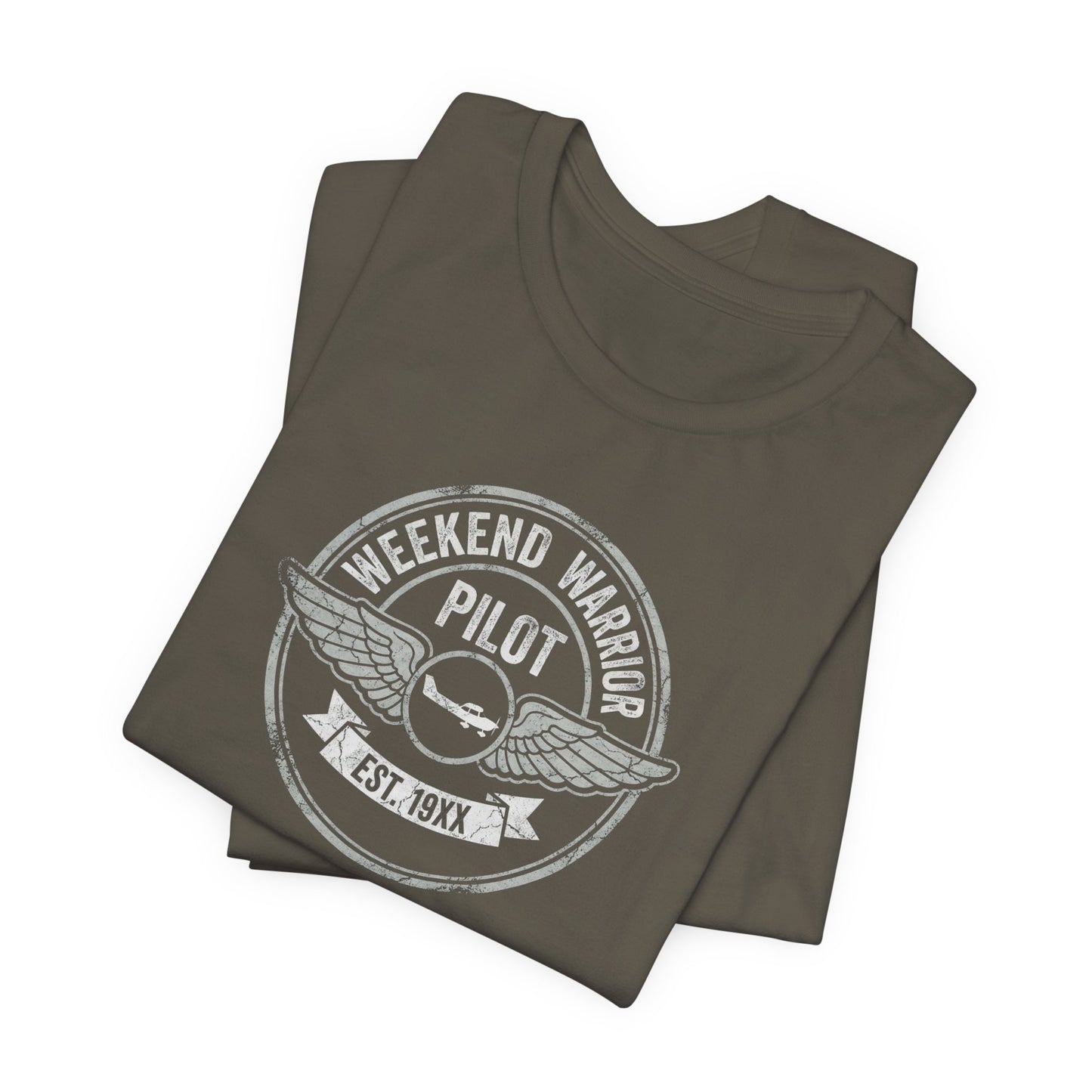 Weekend Warrior Pilot - Aviation Graphic Tee for GA Pilots