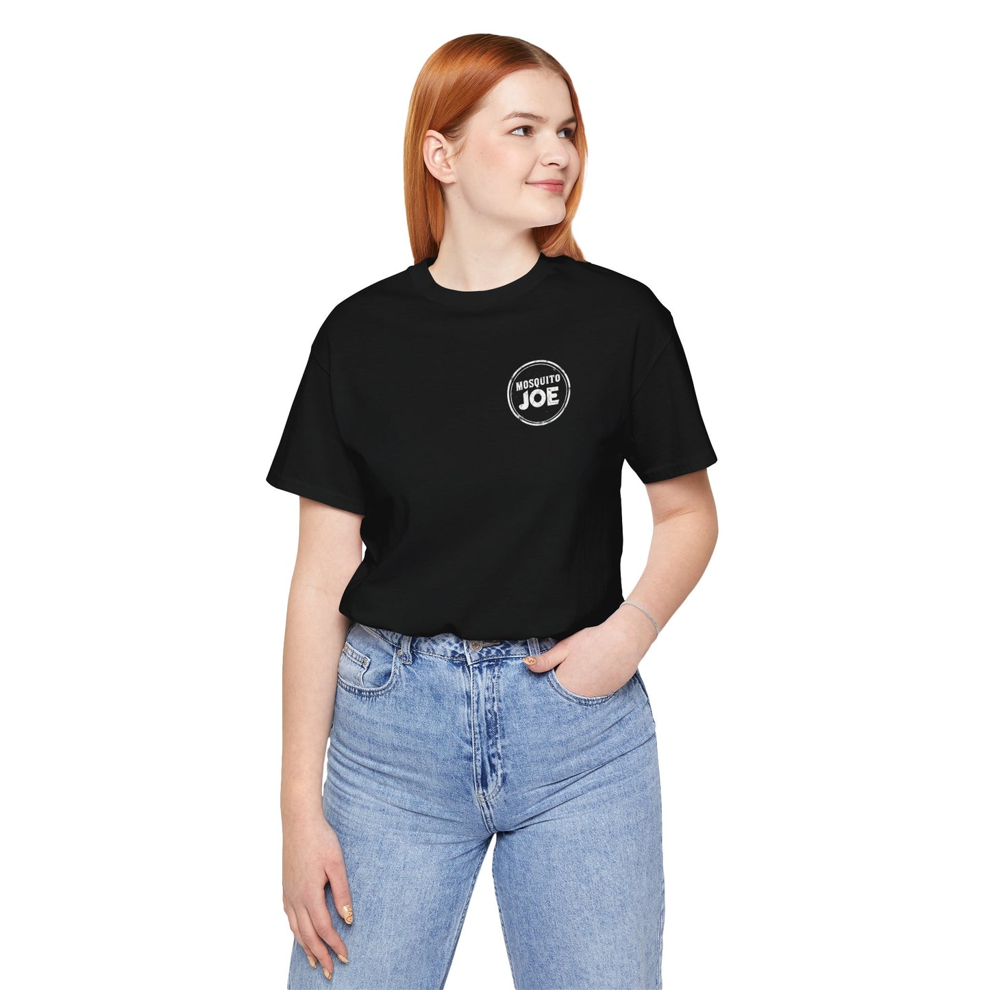 Mosquito Joe Distressed Logo - Front & Back Crew T-Shirt