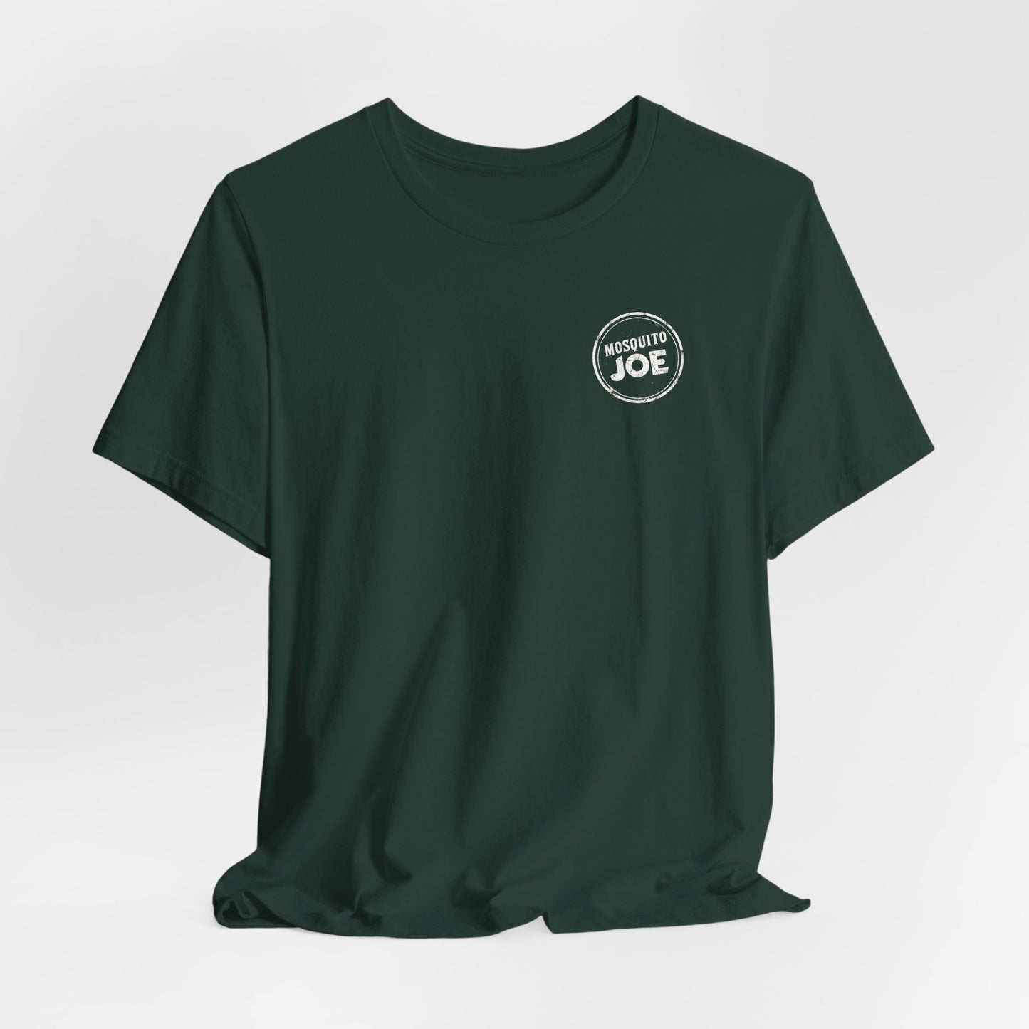 Mosquito Joe Distressed Logo - Front & Back Crew T-Shirt