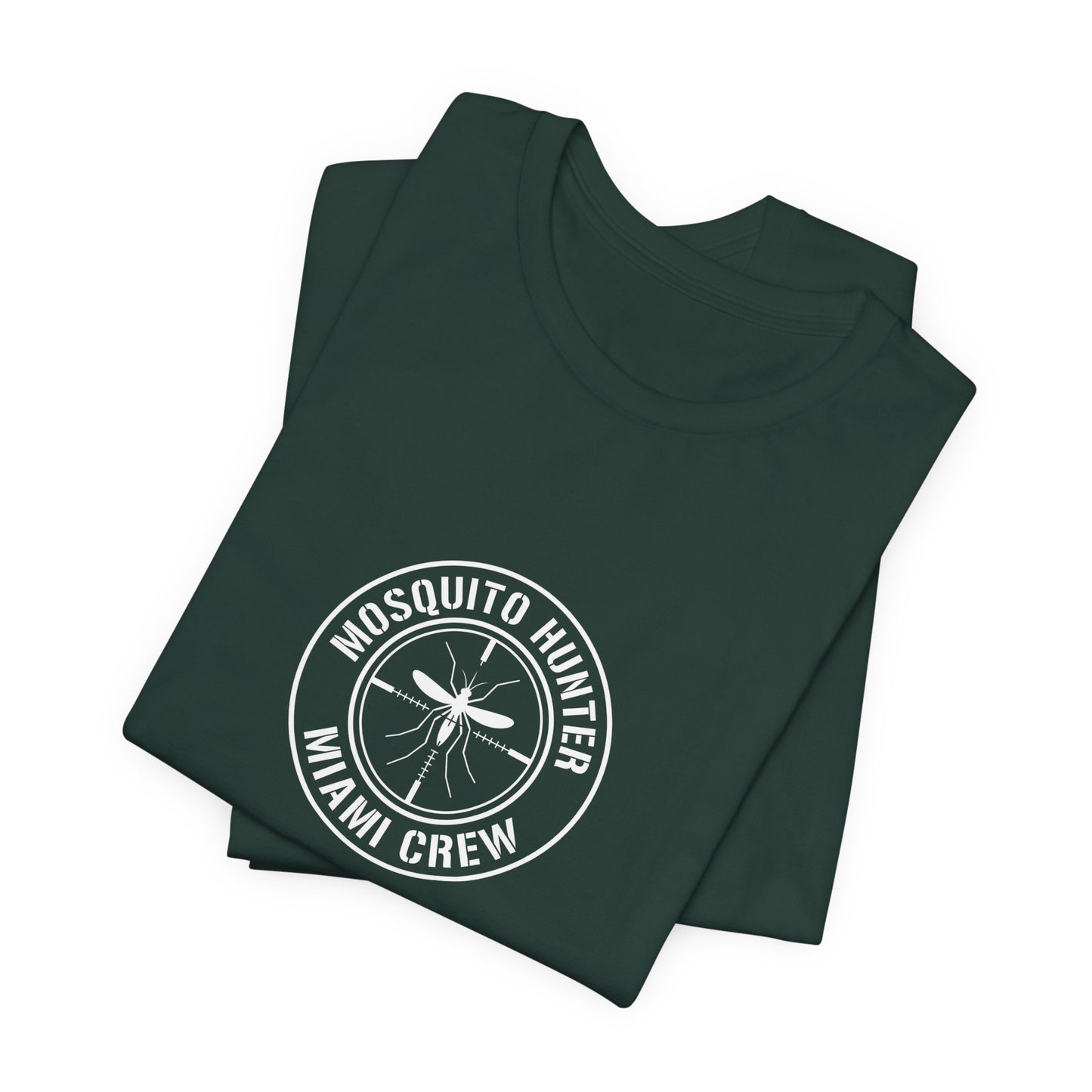 Mosquito Hunter Miami Crew - Funny Pest Control Graphic Tee