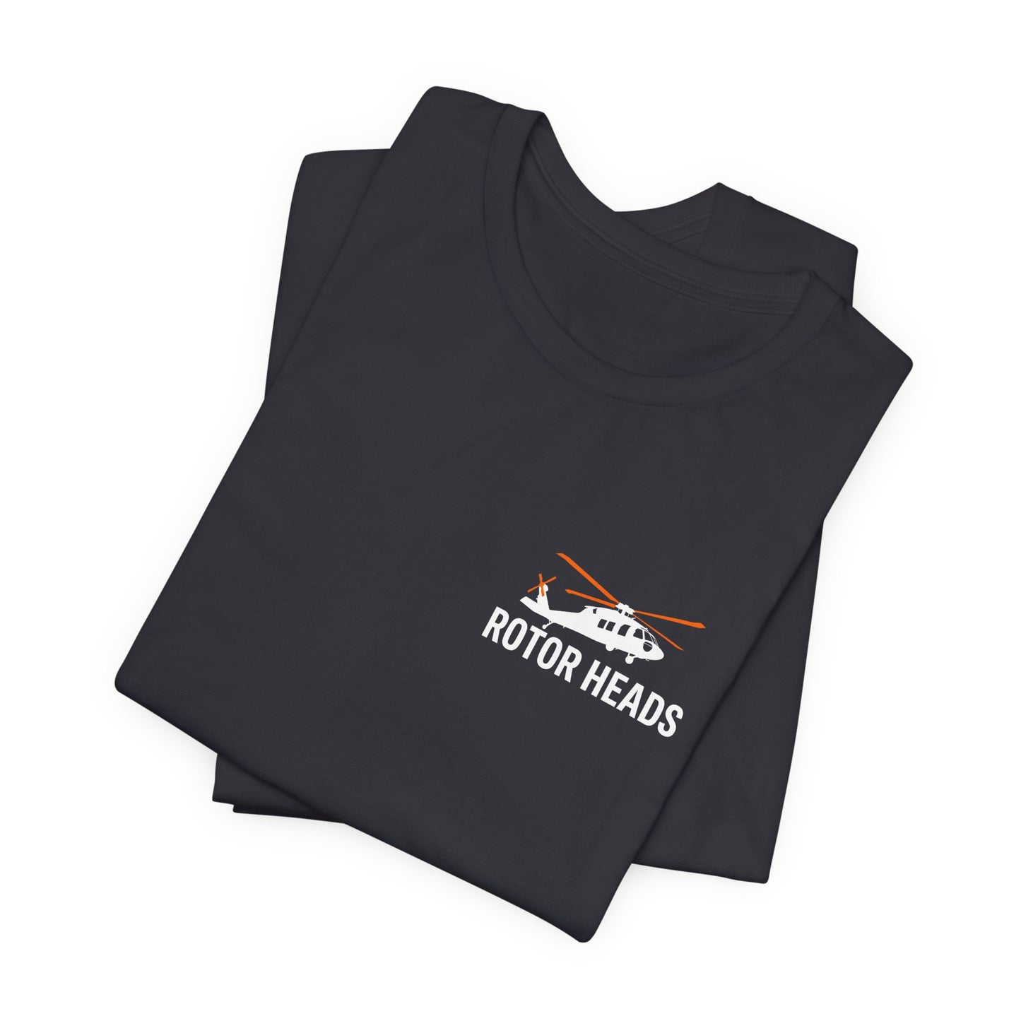 Rotor Heads - Helicopter Pilot Front & Back Graphic Tee