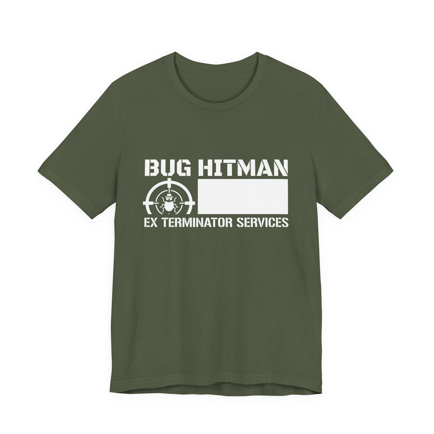 Bug Hitman - Funny Pest Control Graphic Tee for Exterminators