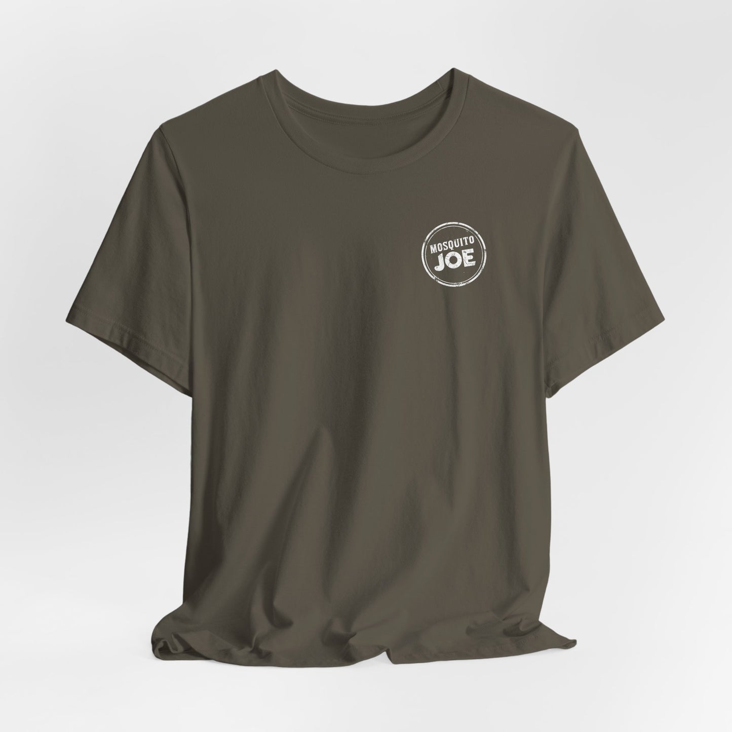 Mosquito Joe Distressed Logo - Front & Back Crew T-Shirt