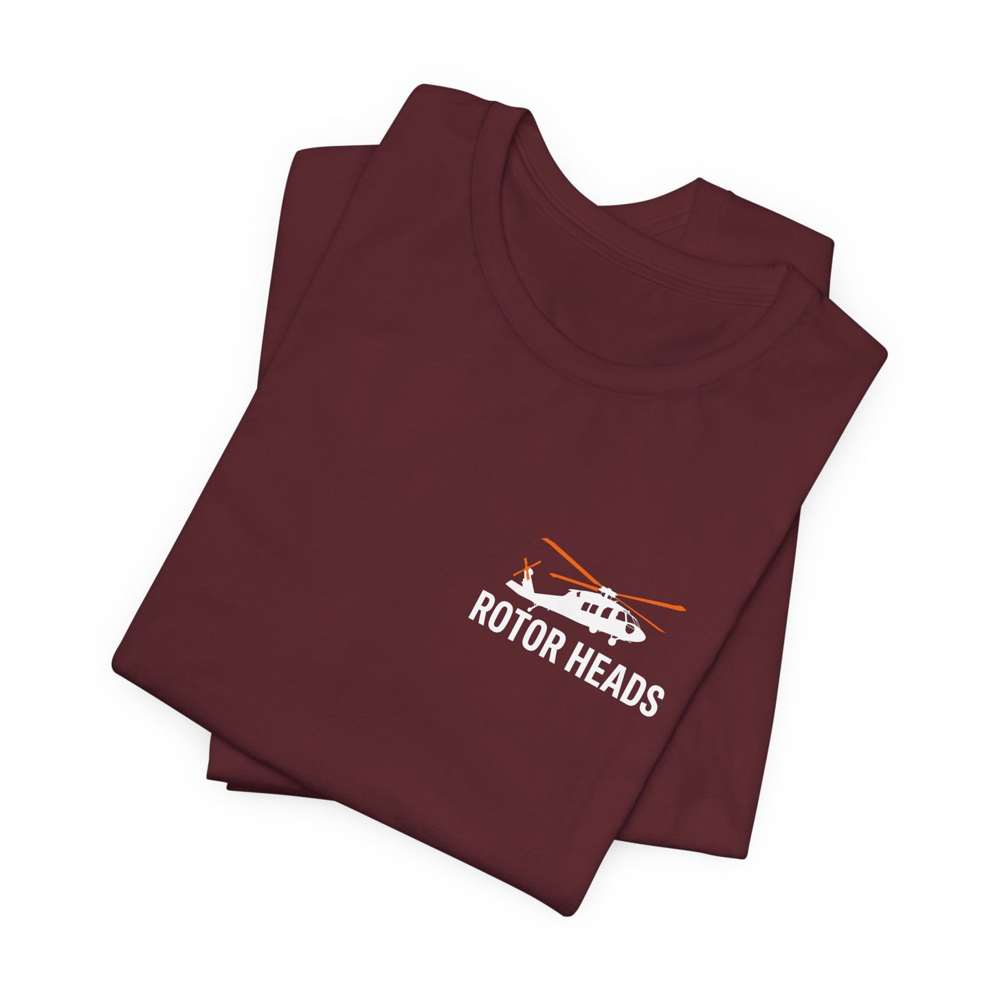 Rotor Heads - Helicopter Pilot Front & Back Graphic Tee