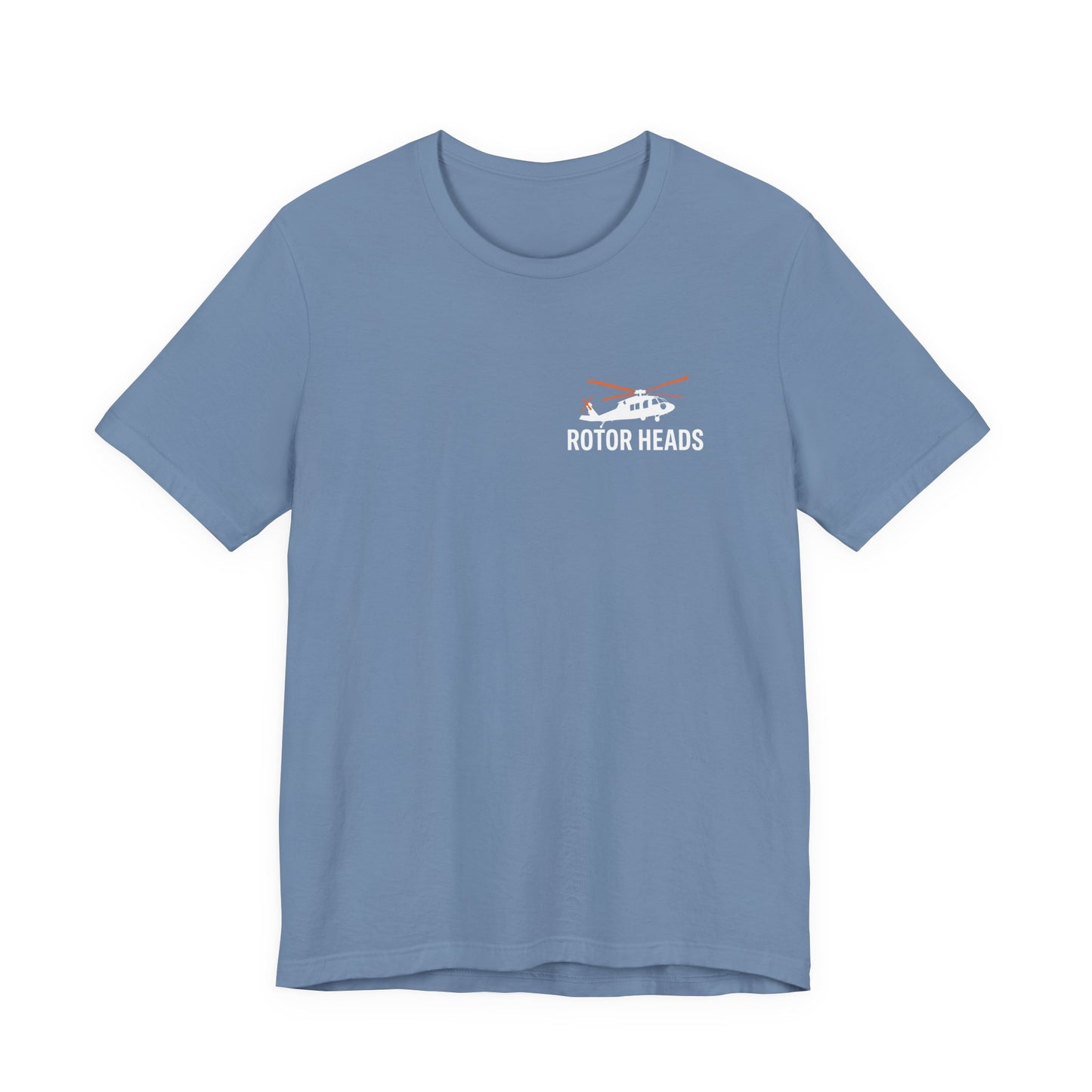 Rotor Heads - Helicopter Pilot Front & Back Graphic Tee