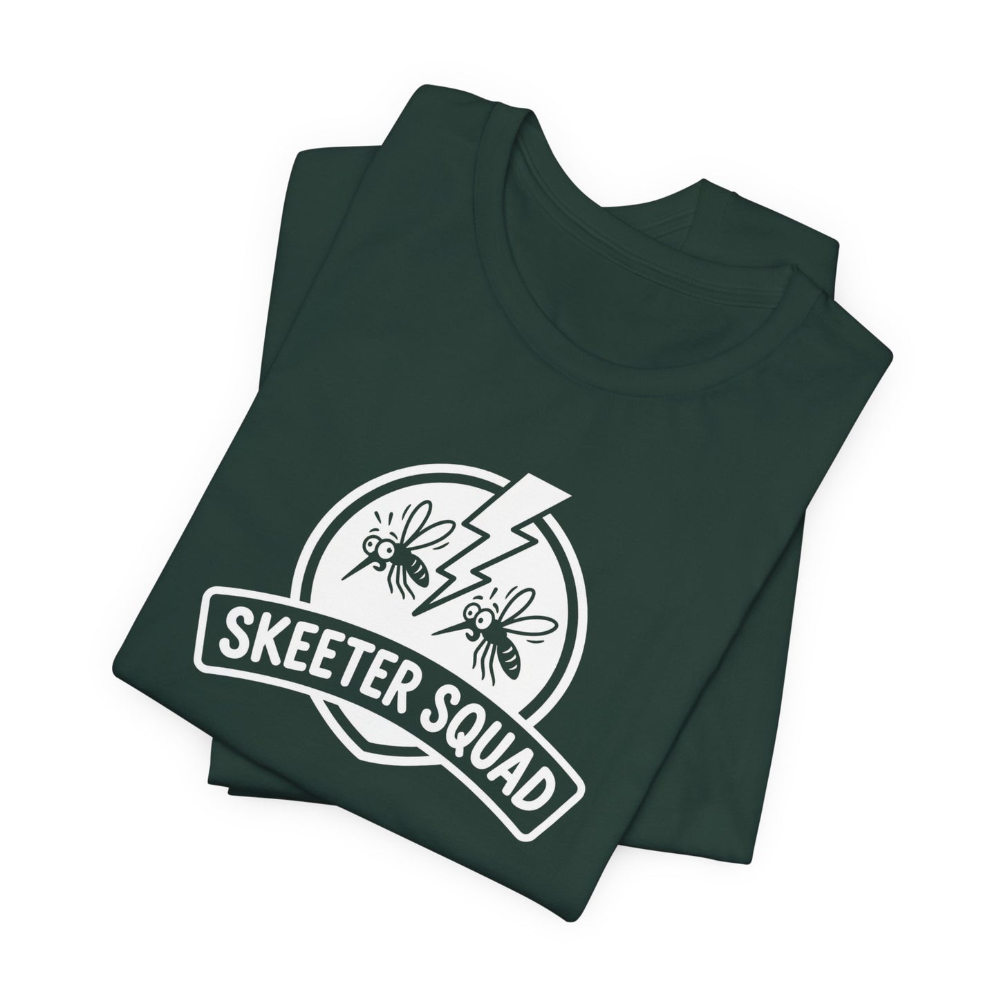 Skeeter Squad - Funny Mosquito Killer Crew Graphic Tee